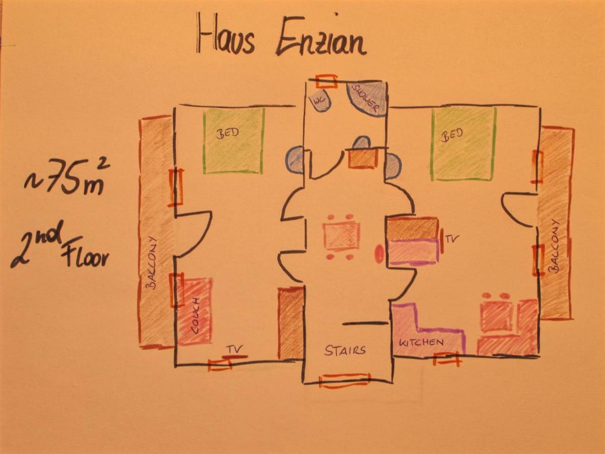 Apartamento Haus Enzian Hinterstoder Exterior foto